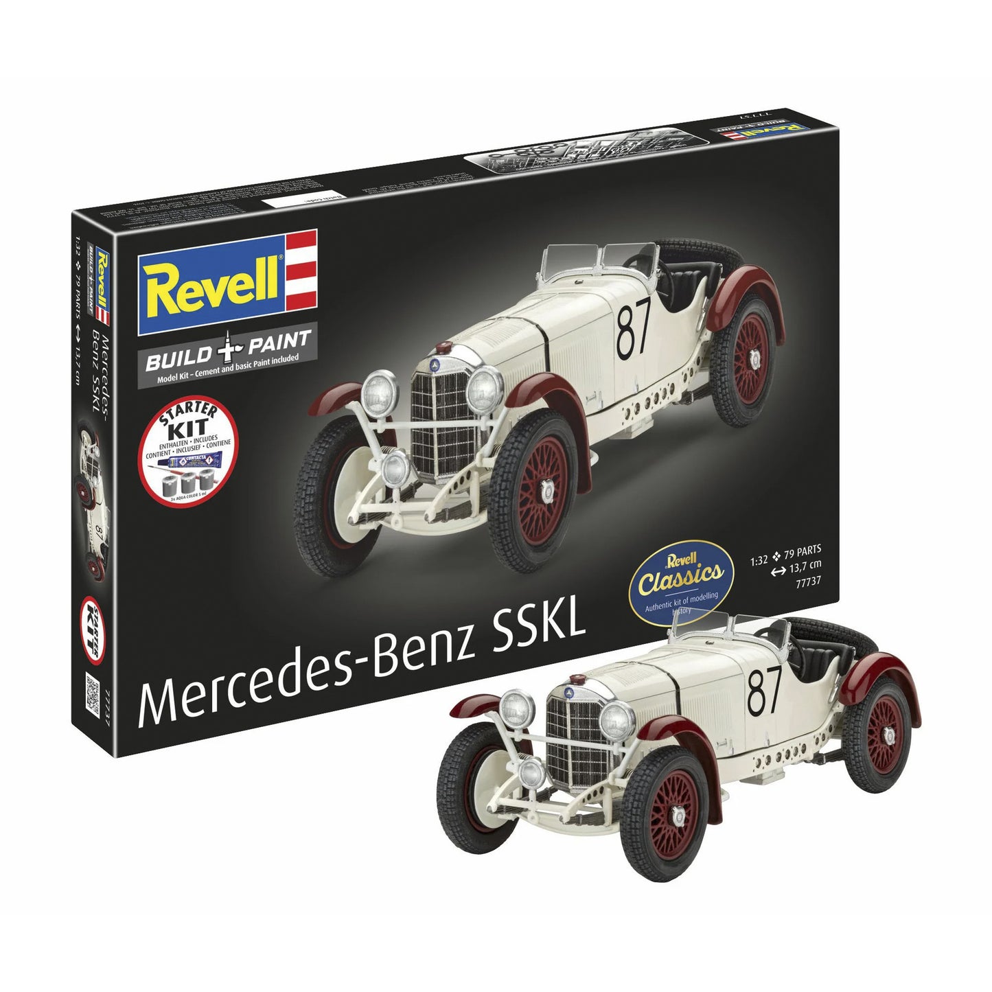 Starter Kit Mercedes-Benz SSKL, Modellfahrzeug