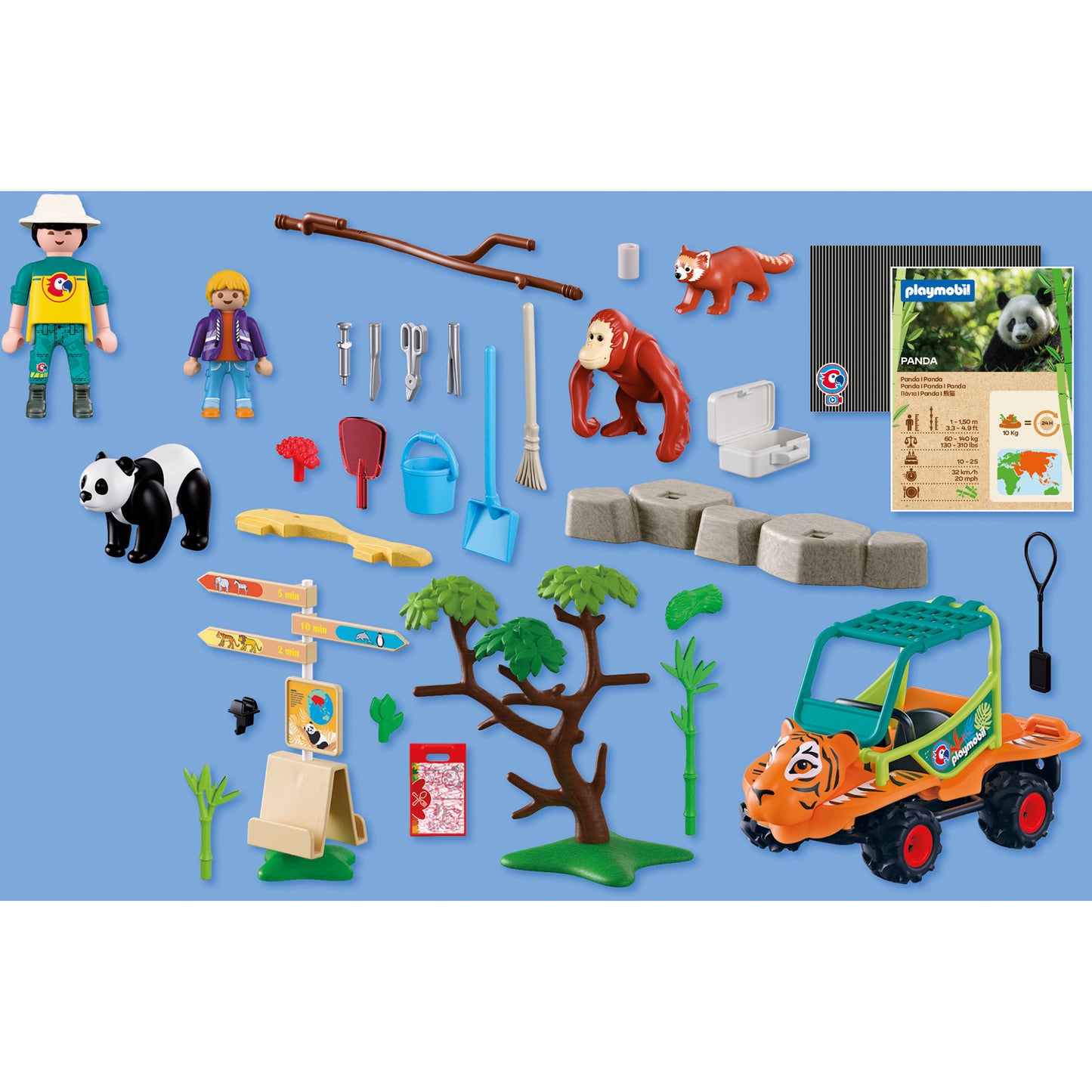 72072 Animals & Friends Zoo: Tierpflegermobil, Konstruktionsspielzeug