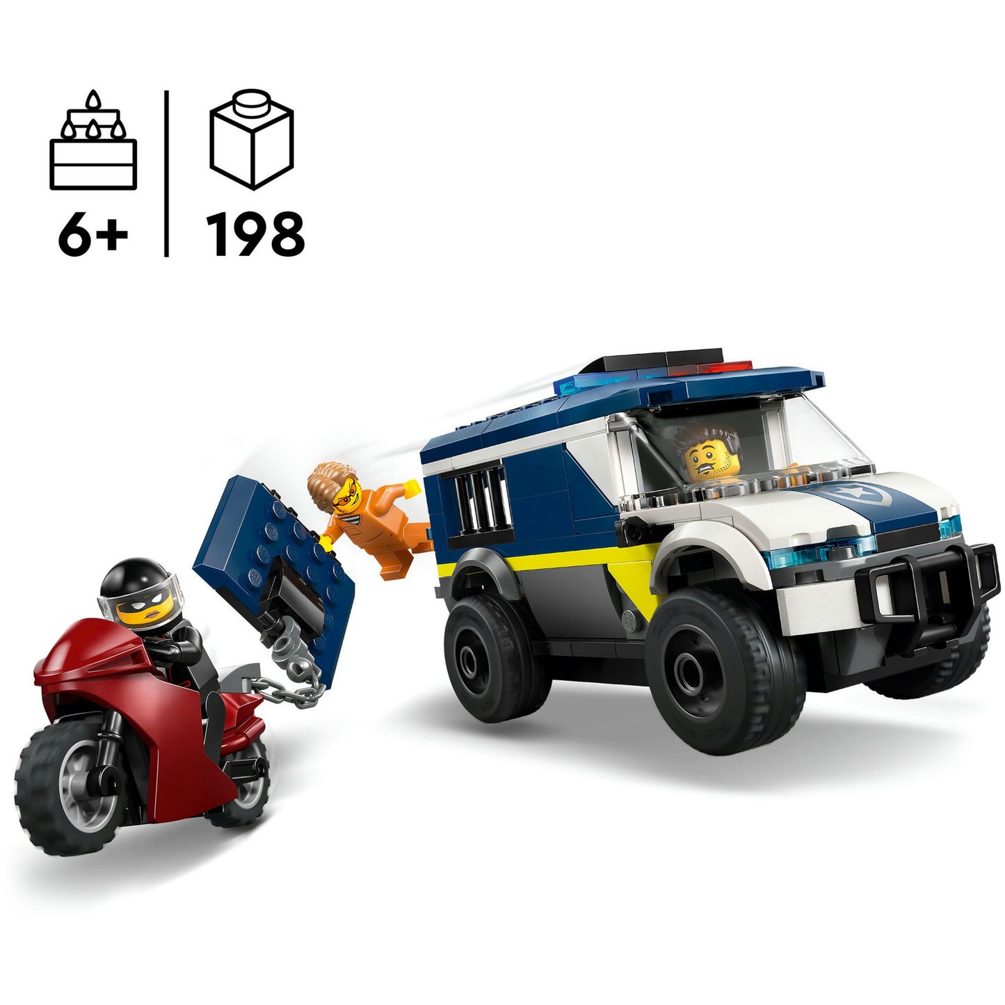 60479 City Gefangenentransporter, Konstruktionsspielzeug