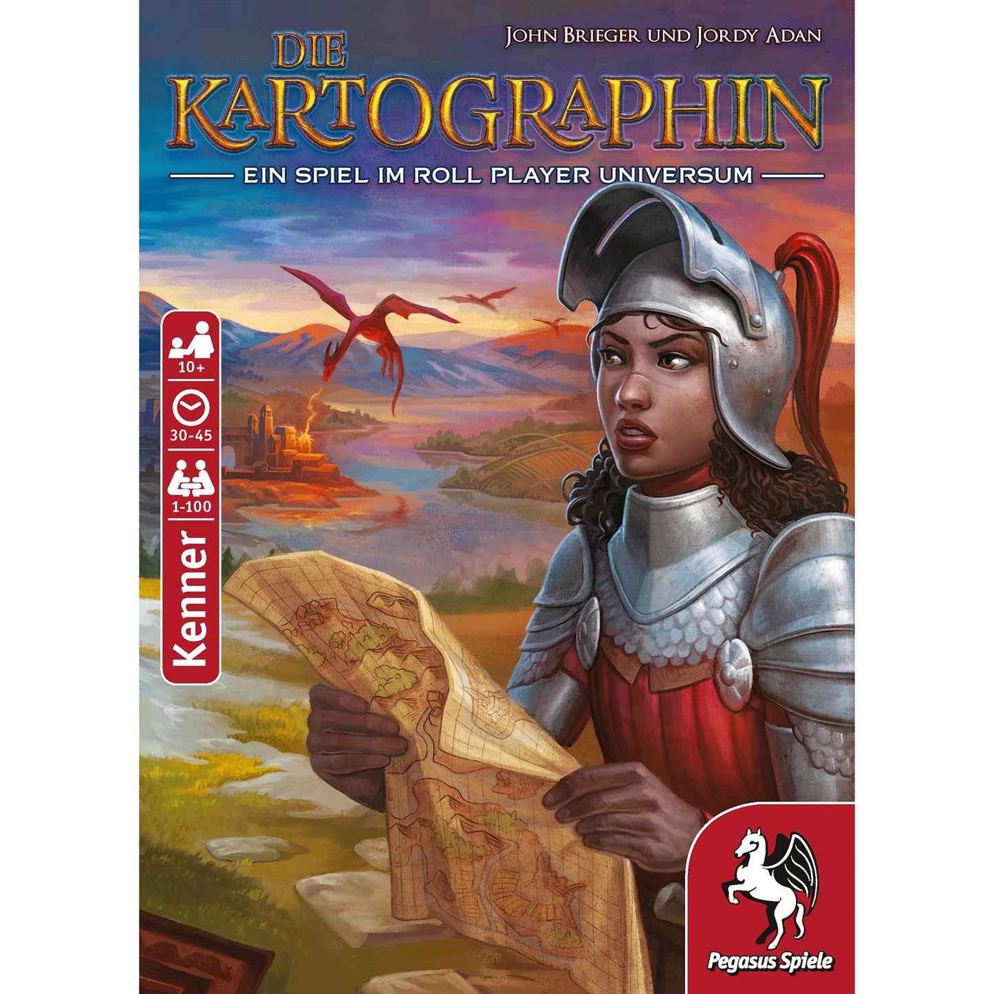 Pegasus Die Kartographin, Brettspiel