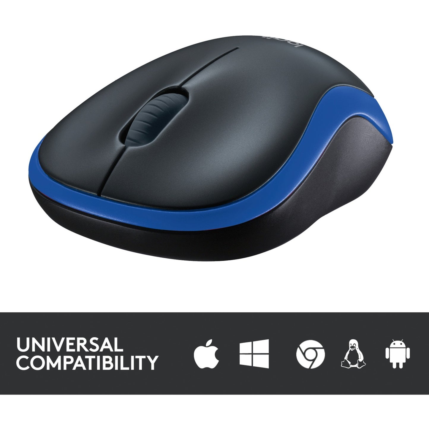 Logitech Wireless Mouse M185 (blau, Retail)
