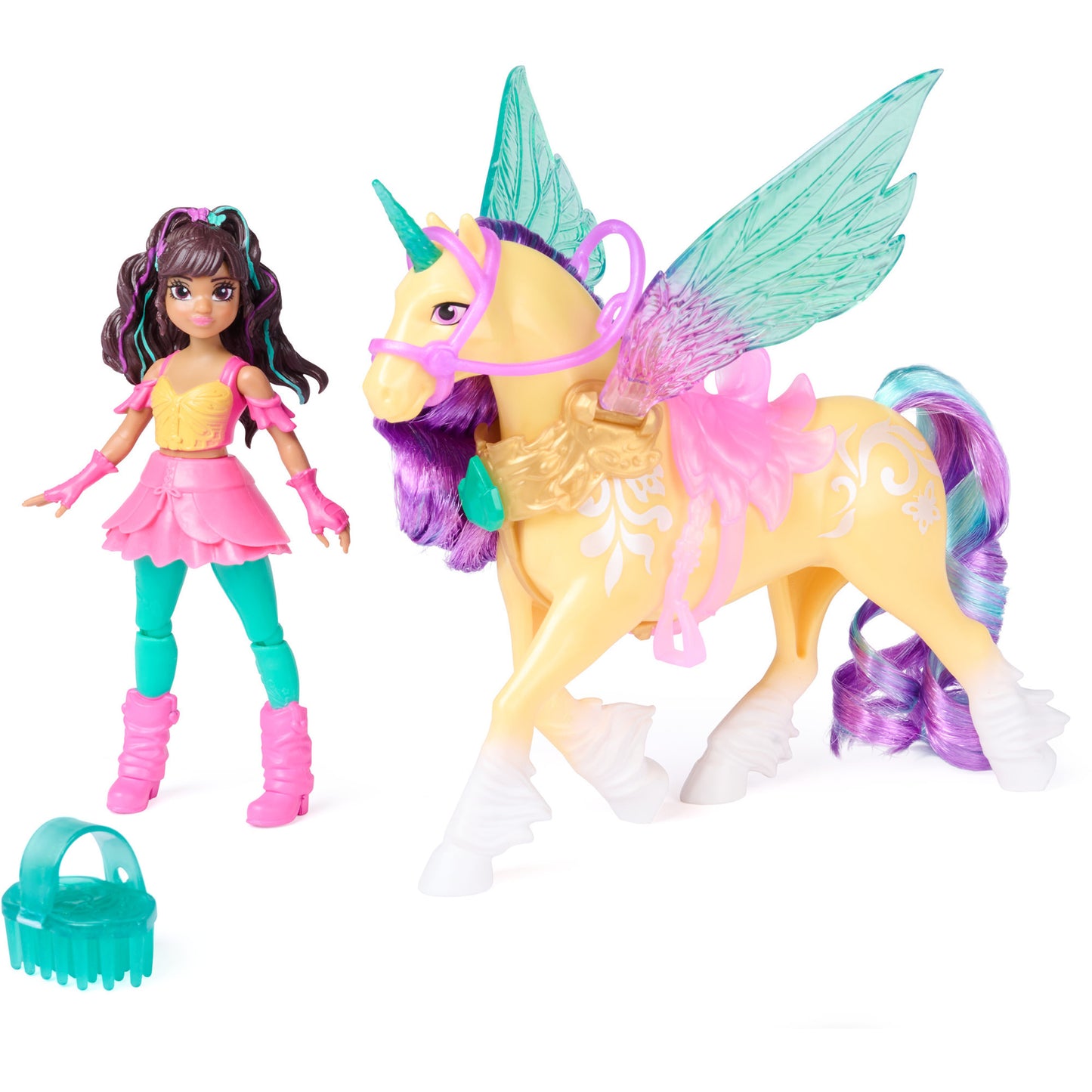 Unicorn Academy - Wing Magic Ava & Leaf Spielset, Spielfigur