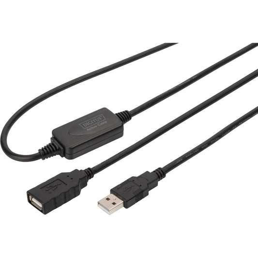 Aktives USB 2.0 Verlängerungskabel, 10 Meter