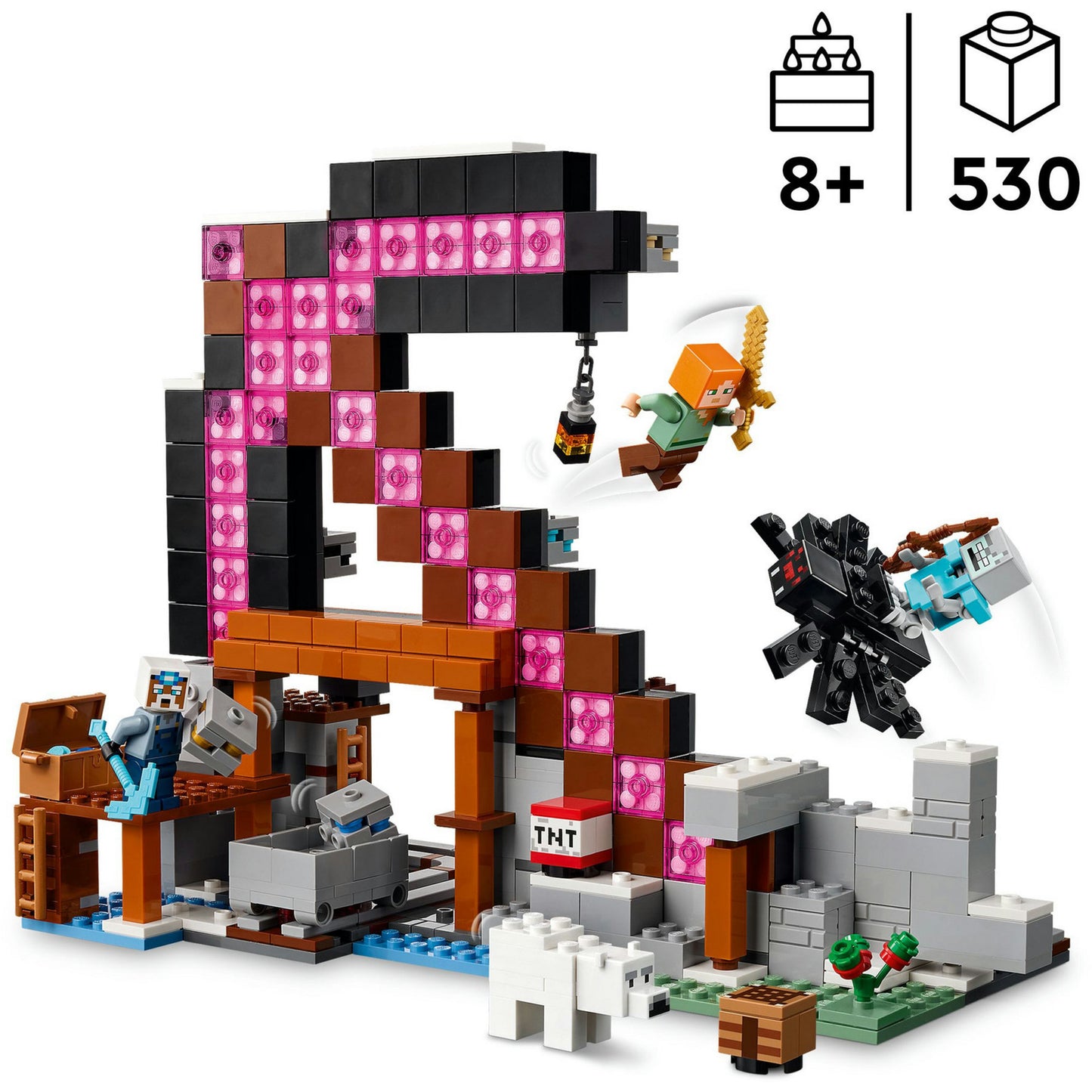 21277 Minecraft Die Spitzhackenmine, Konstruktionsspielzeug