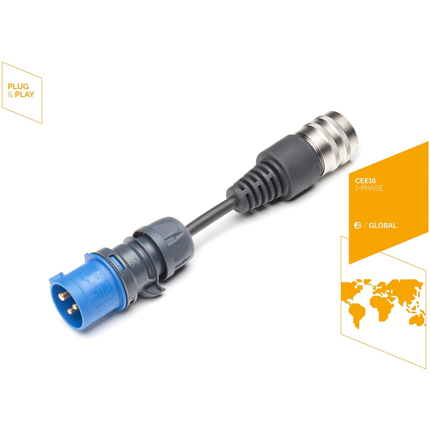 Juice Technology Sicherheitsadapter JUICE CONNECTOR, CEE16 / 230V, 1-phasig (blau, für JUICE BOOSTER 2)