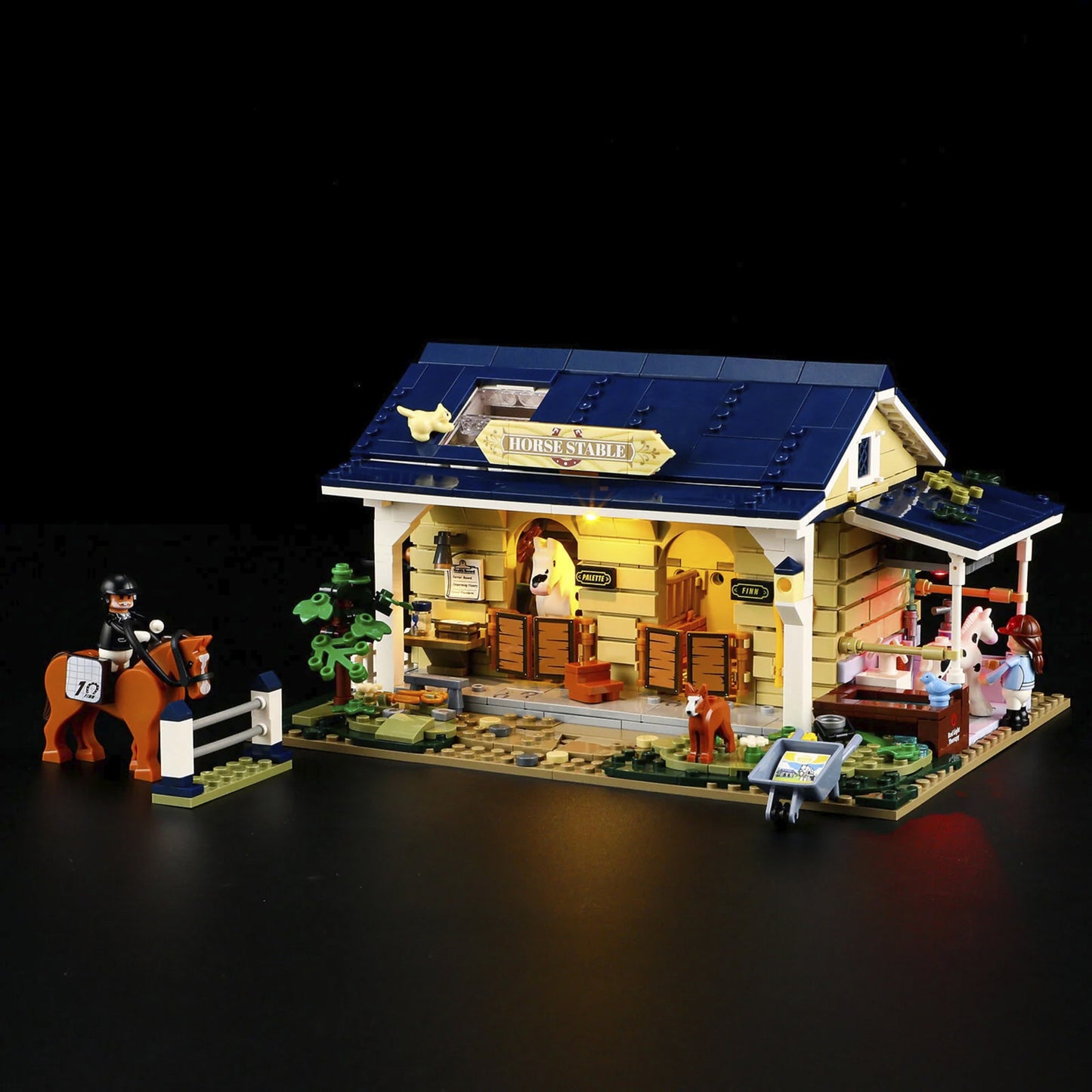 Pferdestall, Konstruktionsspielzeug