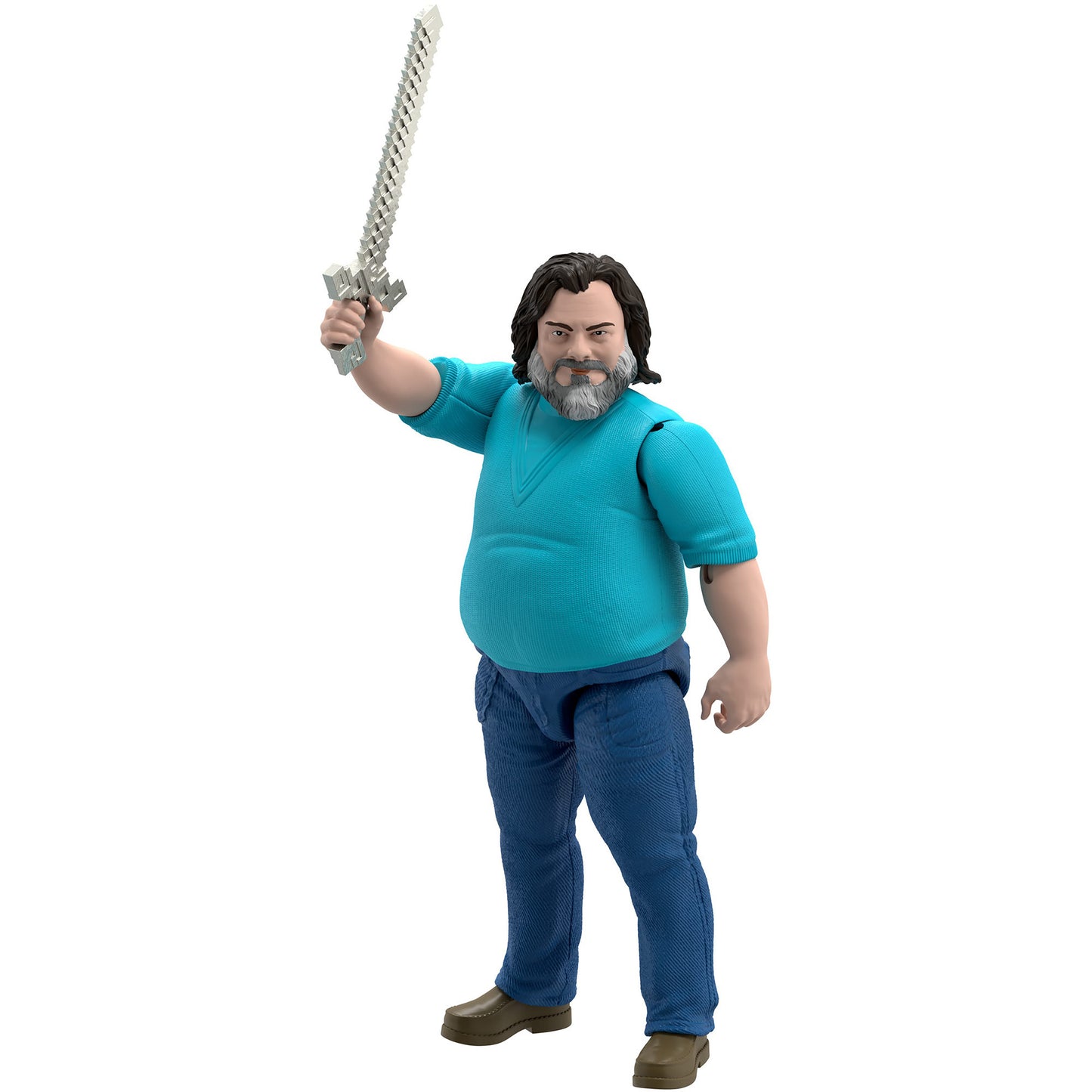 Minecraft Movie grosse Steve-Actionfigur, Spielfigur