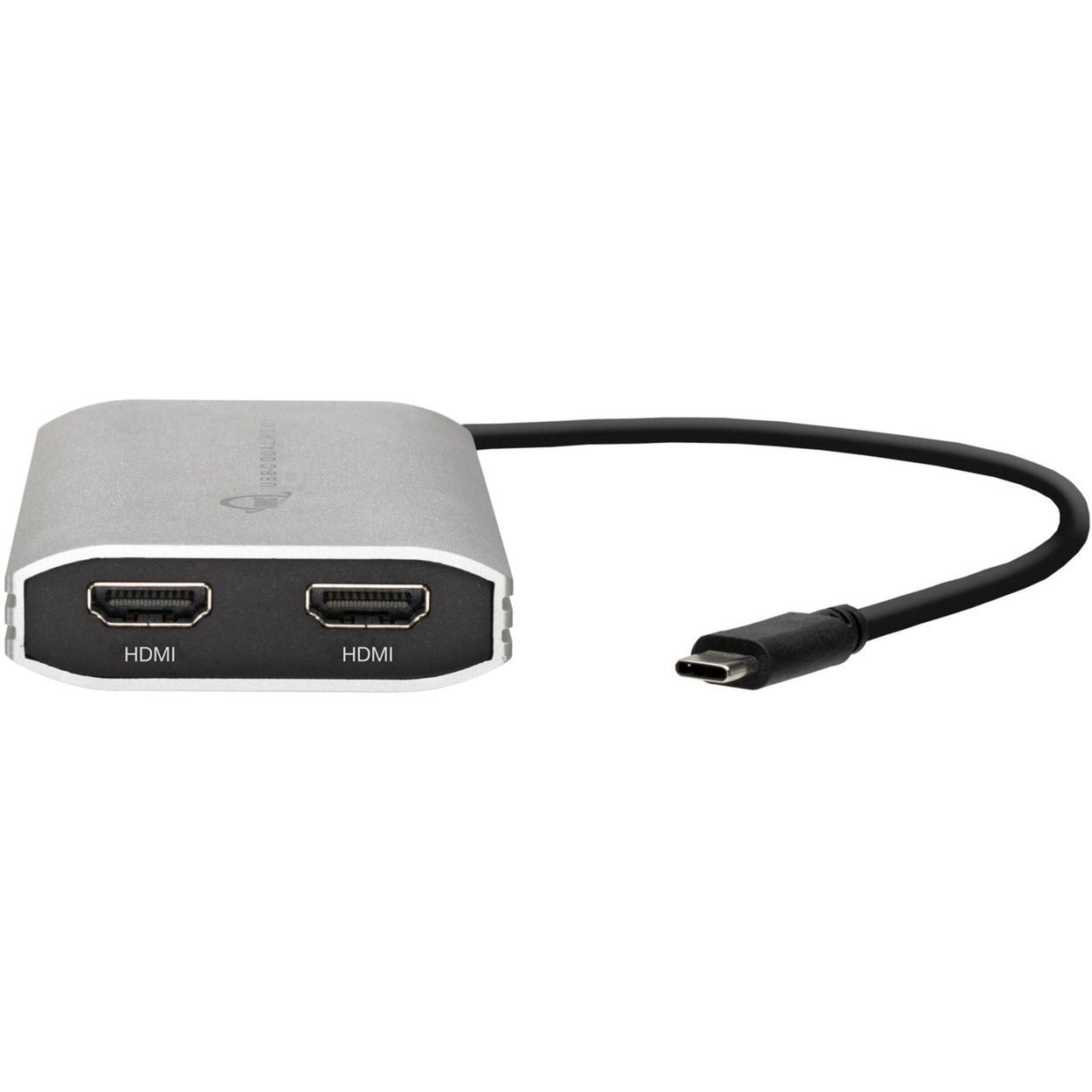 OWC Adapter Thunderbolt 3 > Dual HDMI 4K (silber/schwarz, 26cm, mit DisplayLink)