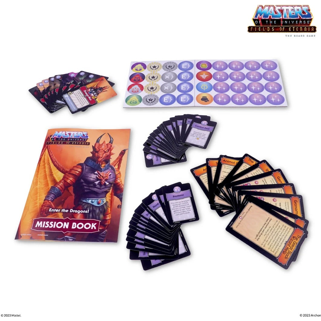 Asmodee Masters of the Universe Fields of Eternia - Enter the Dragons!, Brettspiel