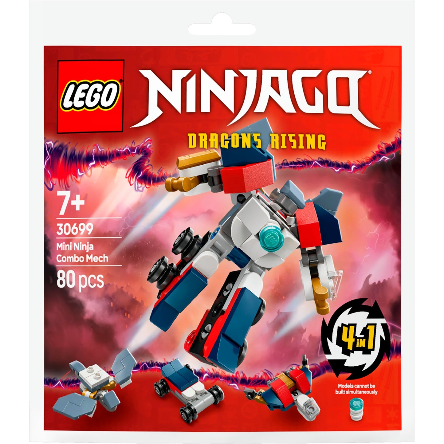 30699 Ninjago Mini-Kombi-Mech der Ninja, Konstruktionsspielzeug