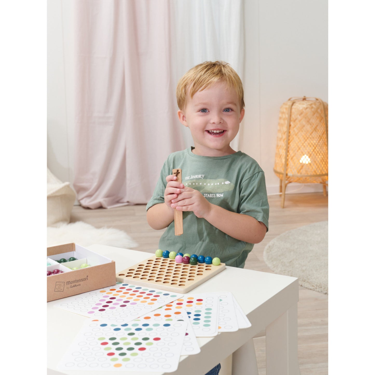 Montessori Sortierperlen, Geschicklichkeitsspiel