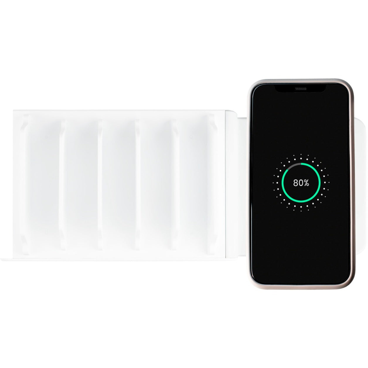 Good Connections Qi Wireless Charging Pad 15 Watt rechts (weiss, für USB-Desktop-Schnellladestation PCA-D006W (rechte Seite))