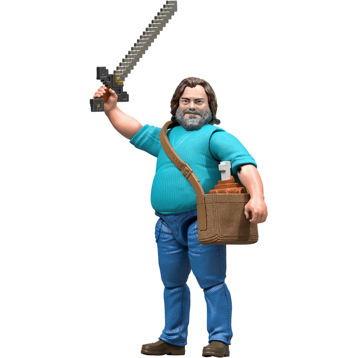 Minecraft Movie Steve Actionfigur und Zubehör, Spielfigur