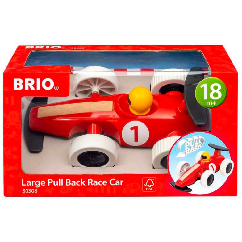 BRIO Großer Rennwagen mit Rückziehmotor, Spielfahrzeug