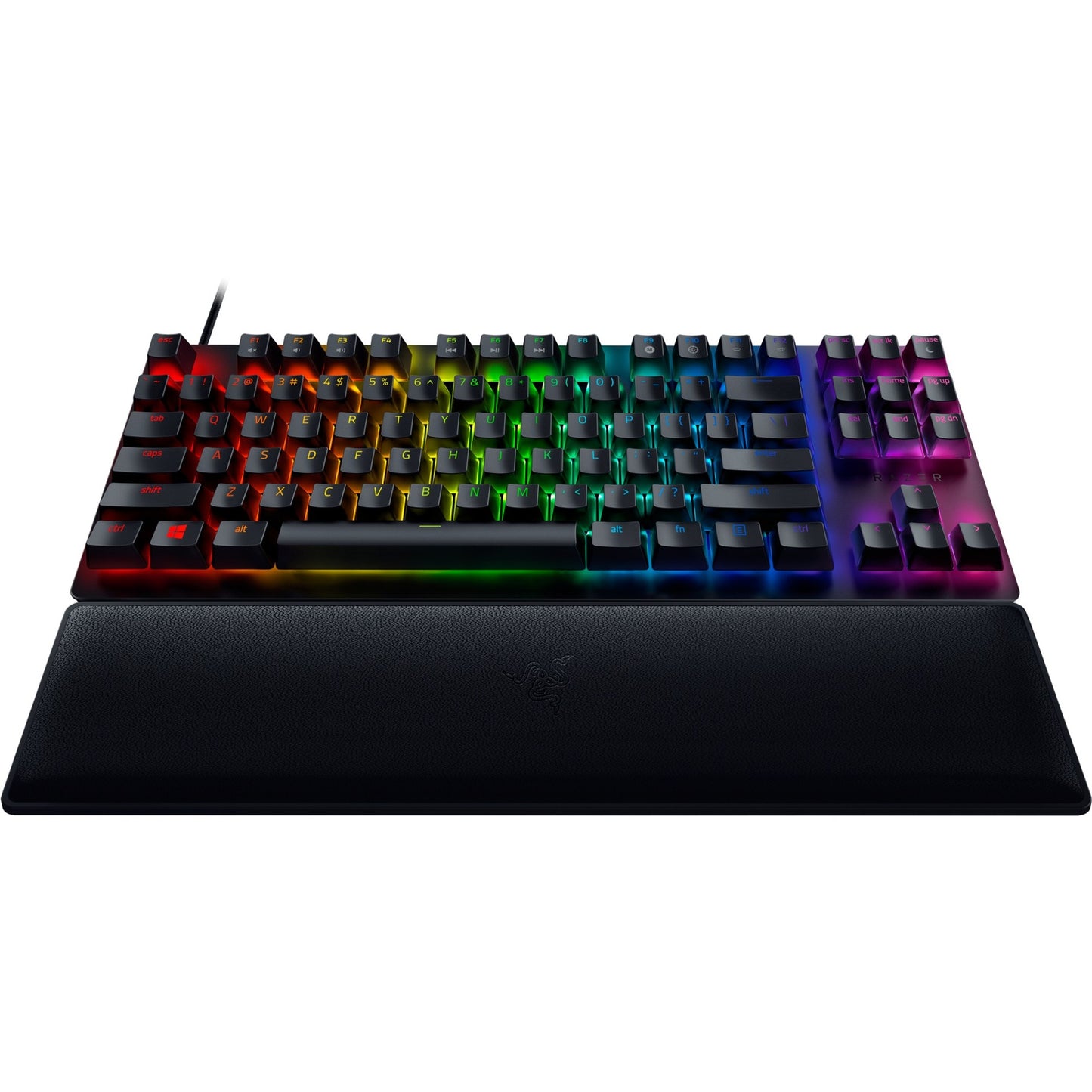 Razer Huntsman V2 TKL (schwarz, DE-Layout, Razer Clicky Optical (Purple))