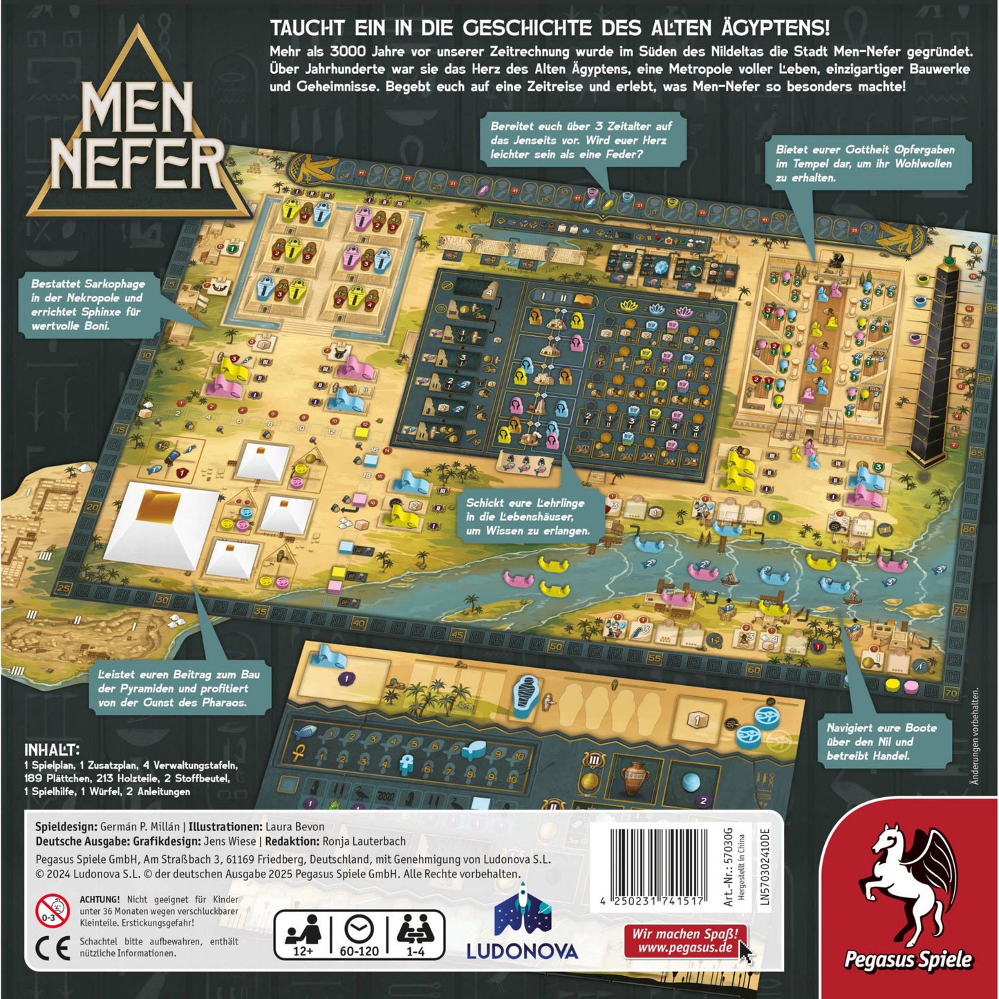 Men-Nefer, Brettspiel