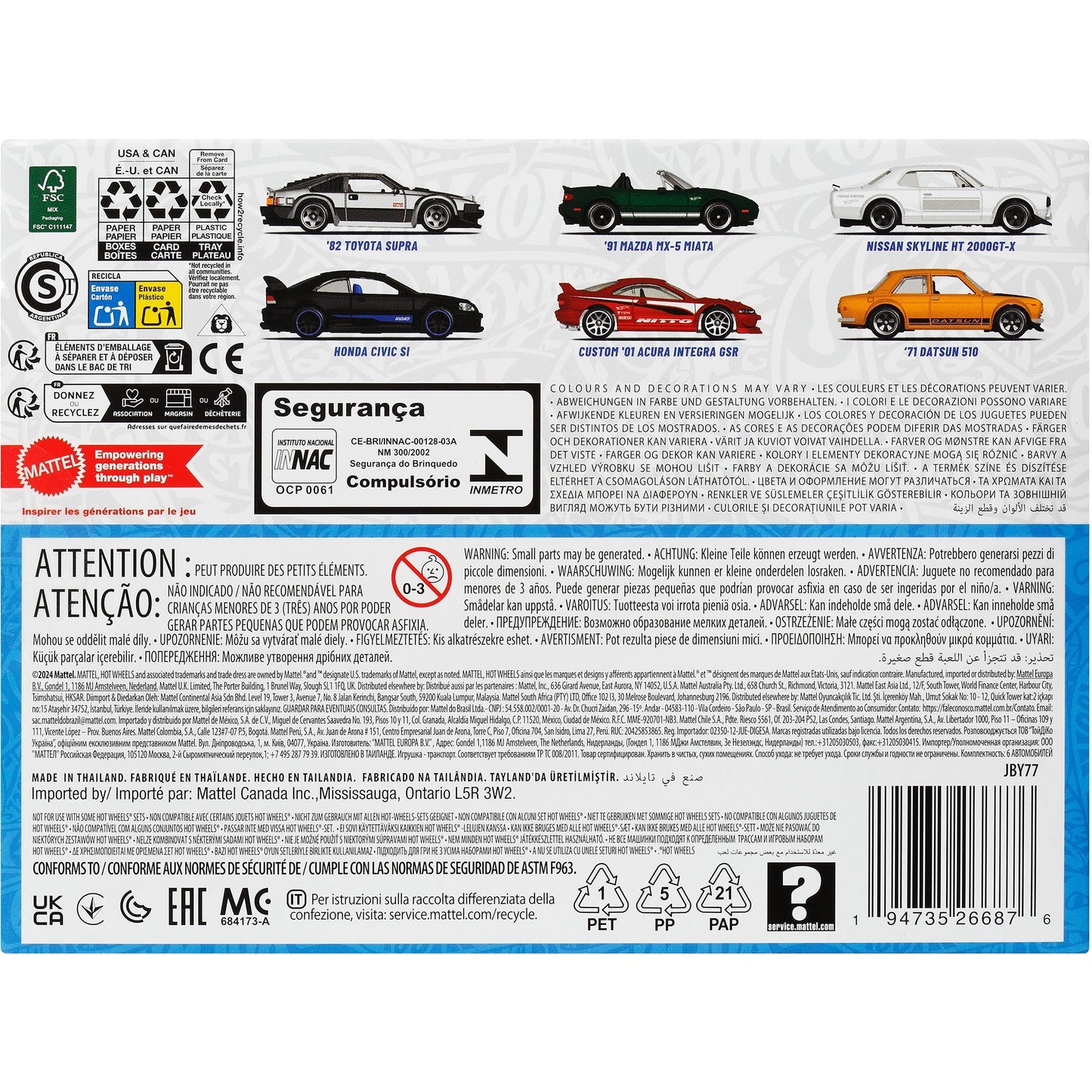Streets of Japan Multipack, Spielfahrzeug