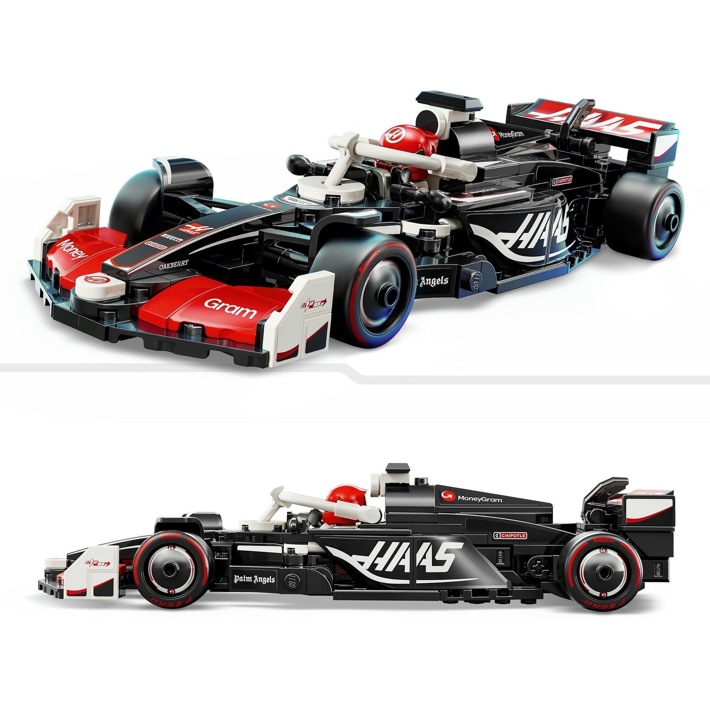 77250 Speed Champions MoneyGram Haas F1 Team VF-24 Rennauto, Konstruktionsspielzeug