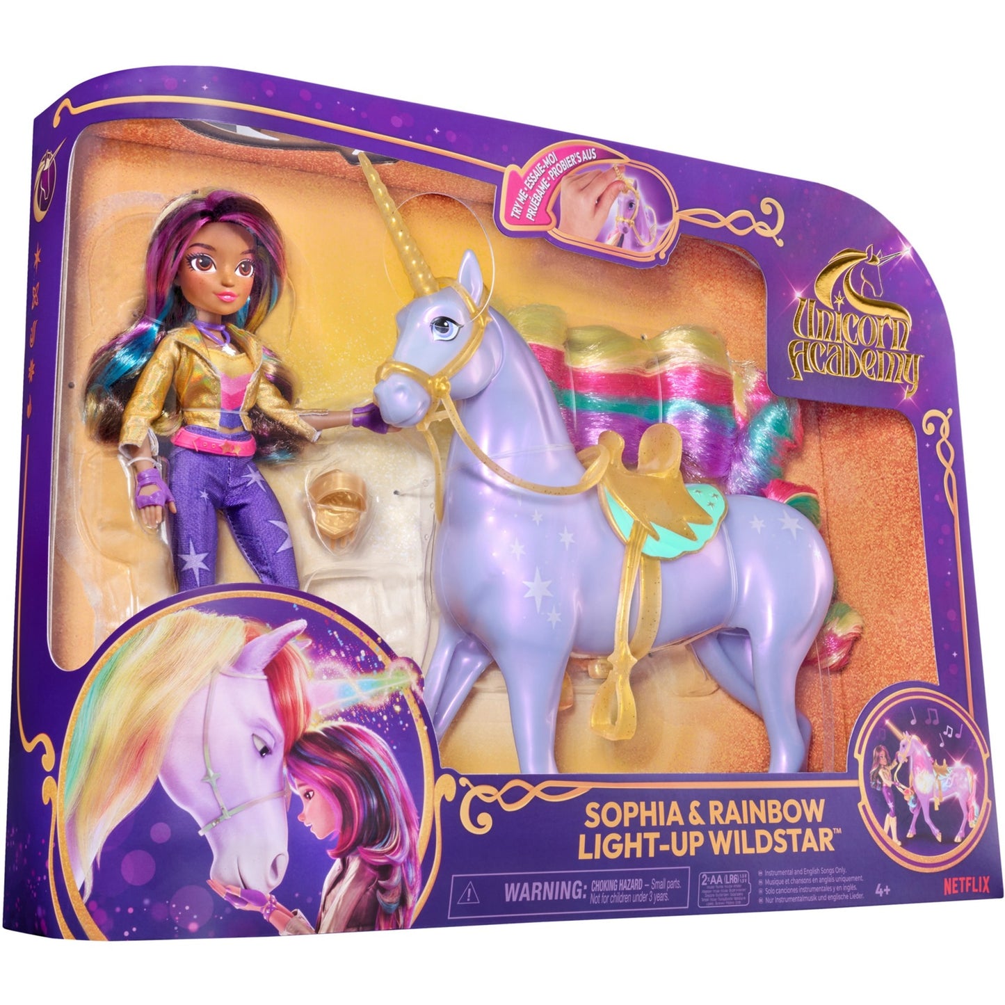 Spinmaster Unicorn Academy - Sophia und Licht-Magie Wildstar