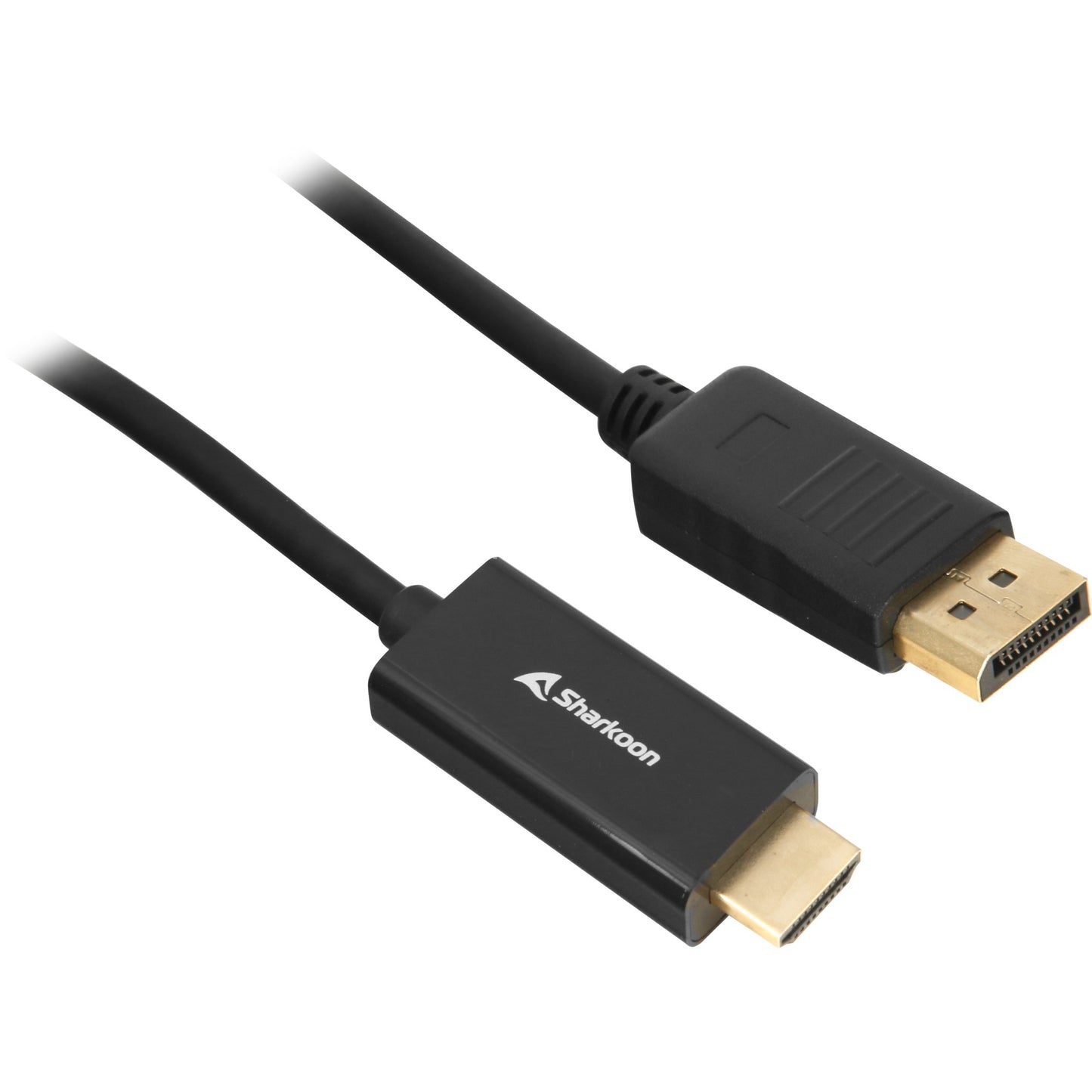 Sharkoon Adapterkabel Displayport 1.2 > HDMI 4K (schwarz, 1 Meter)