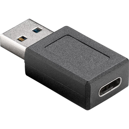 Goobay USB 3.2 Gen 1 Adapter, USB-A Stecker > USB-C Buchse (schwarz)