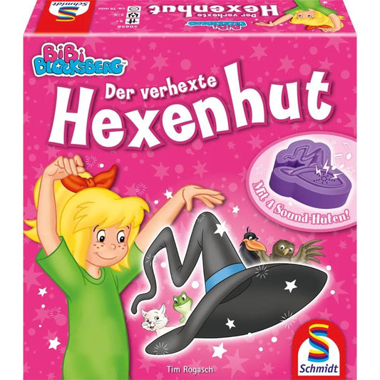 Schmidt Spiele Bibi Blocksberg: Der verhexte Hexenhut, Brettspiel