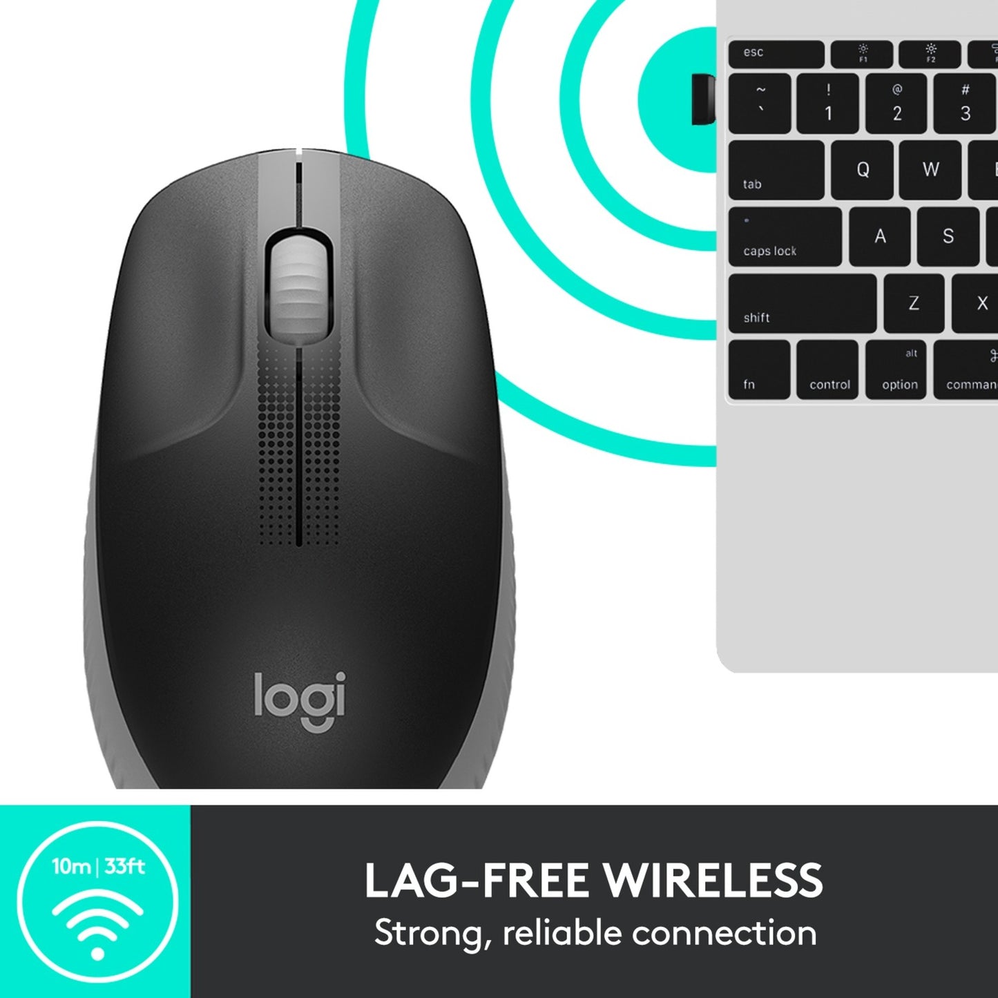 Logitech M190 (schwarz/grau)