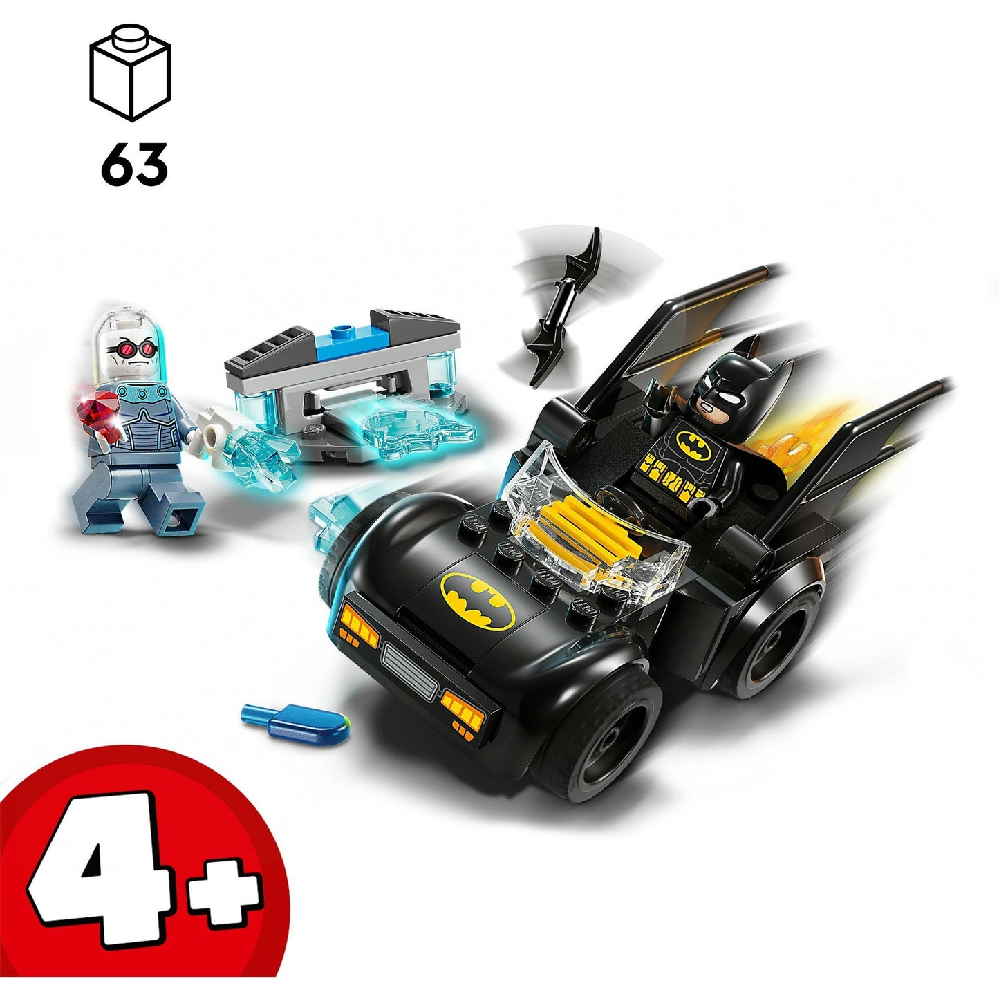 76301 DC Super Heroes Batman & Batmobil vs. Mr. Freeze, Konstruktionsspielzeug