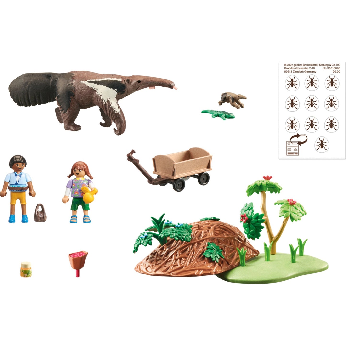 PLAYMOBIL 71012 Wiltopia Ameisenbärpflege, Konstruktionsspielzeug