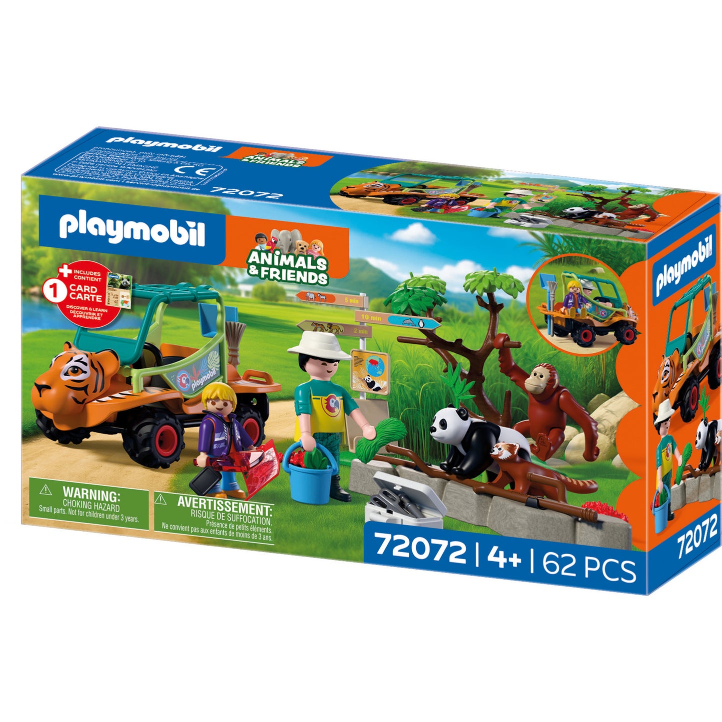 72072 Animals & Friends Zoo: Tierpflegermobil, Konstruktionsspielzeug