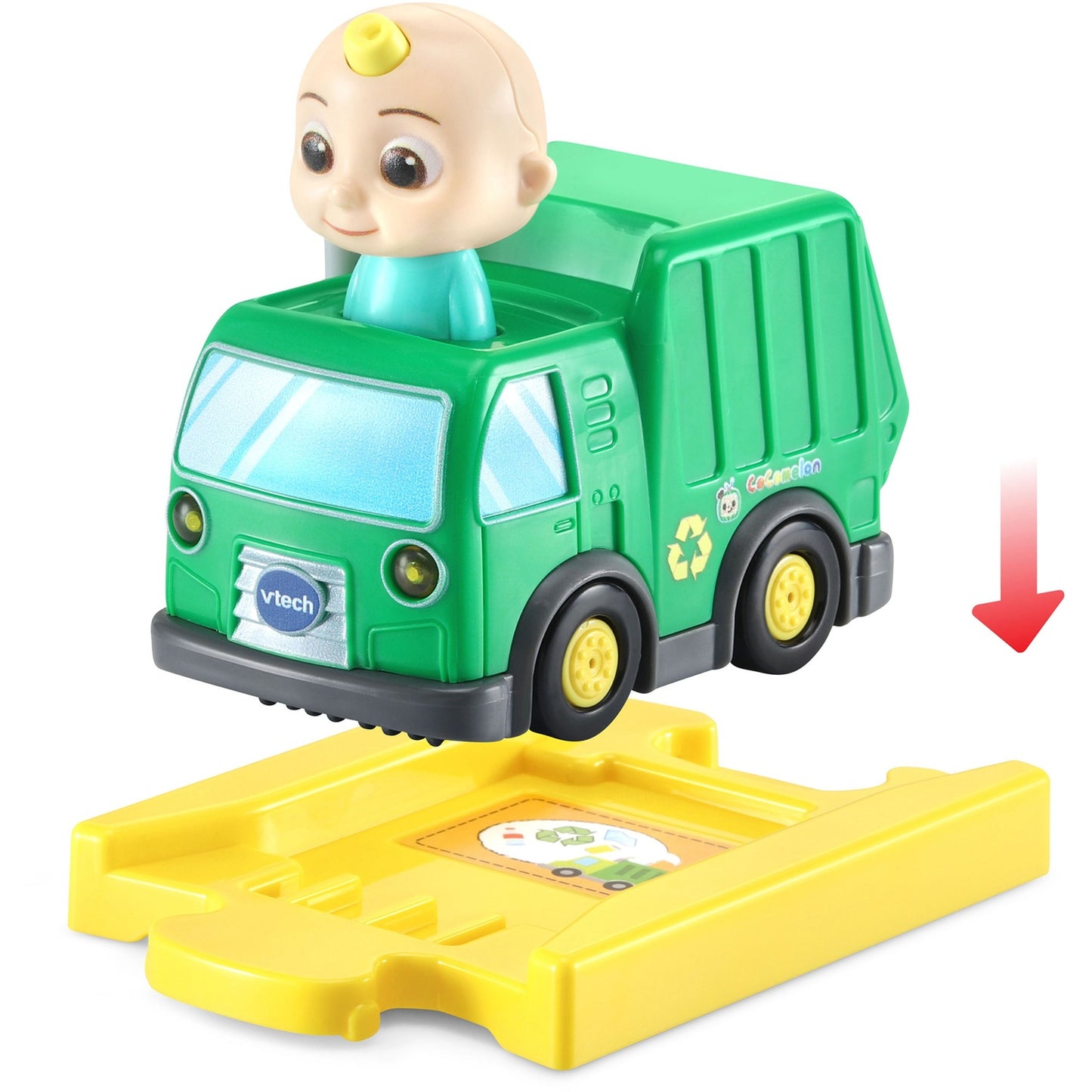 VTech Tut Tut Baby Flitzer - CoComelon JJs Müllwagen, Spielfahrzeug