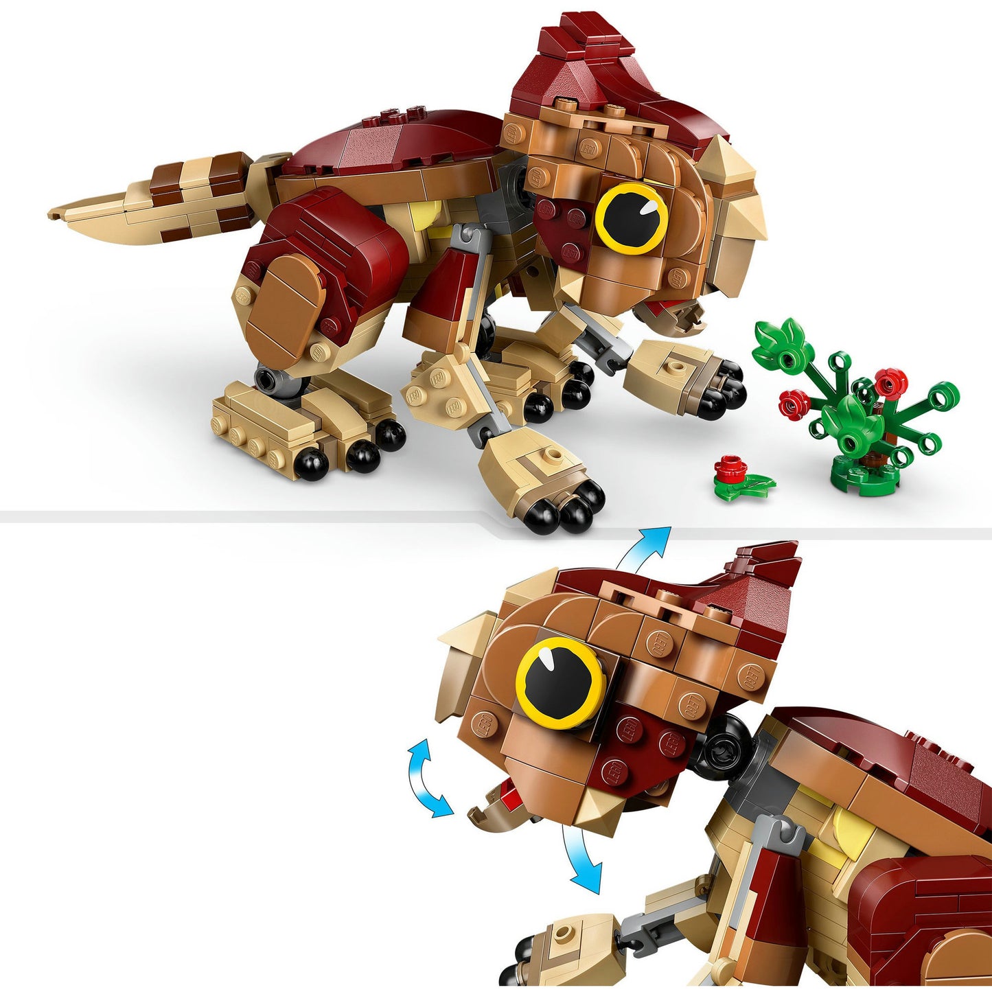 76970 Jurassic World Babydinosaurier Dolores: Aquilops, Konstruktionsspielzeug