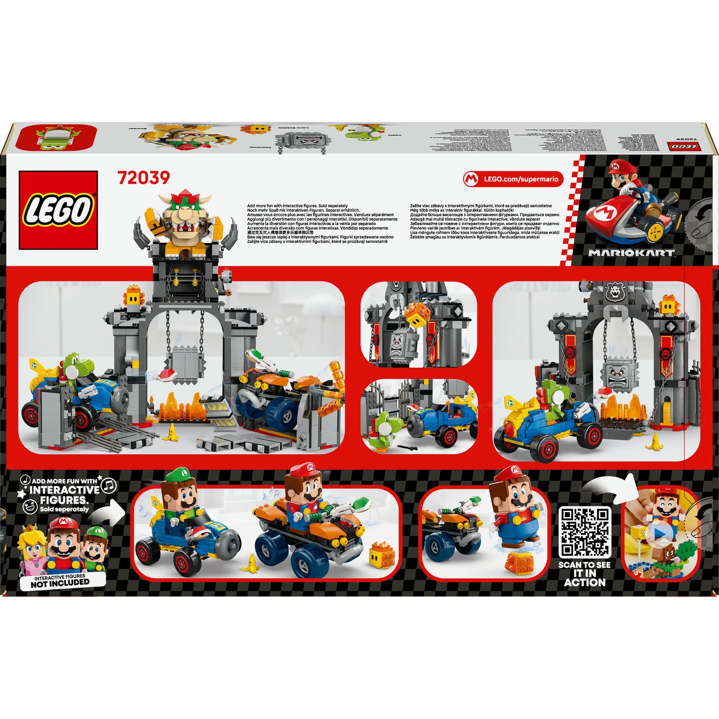 72039 Super Mario  - Mario Kart: Bowsers Festung, Konstruktionsspielzeug