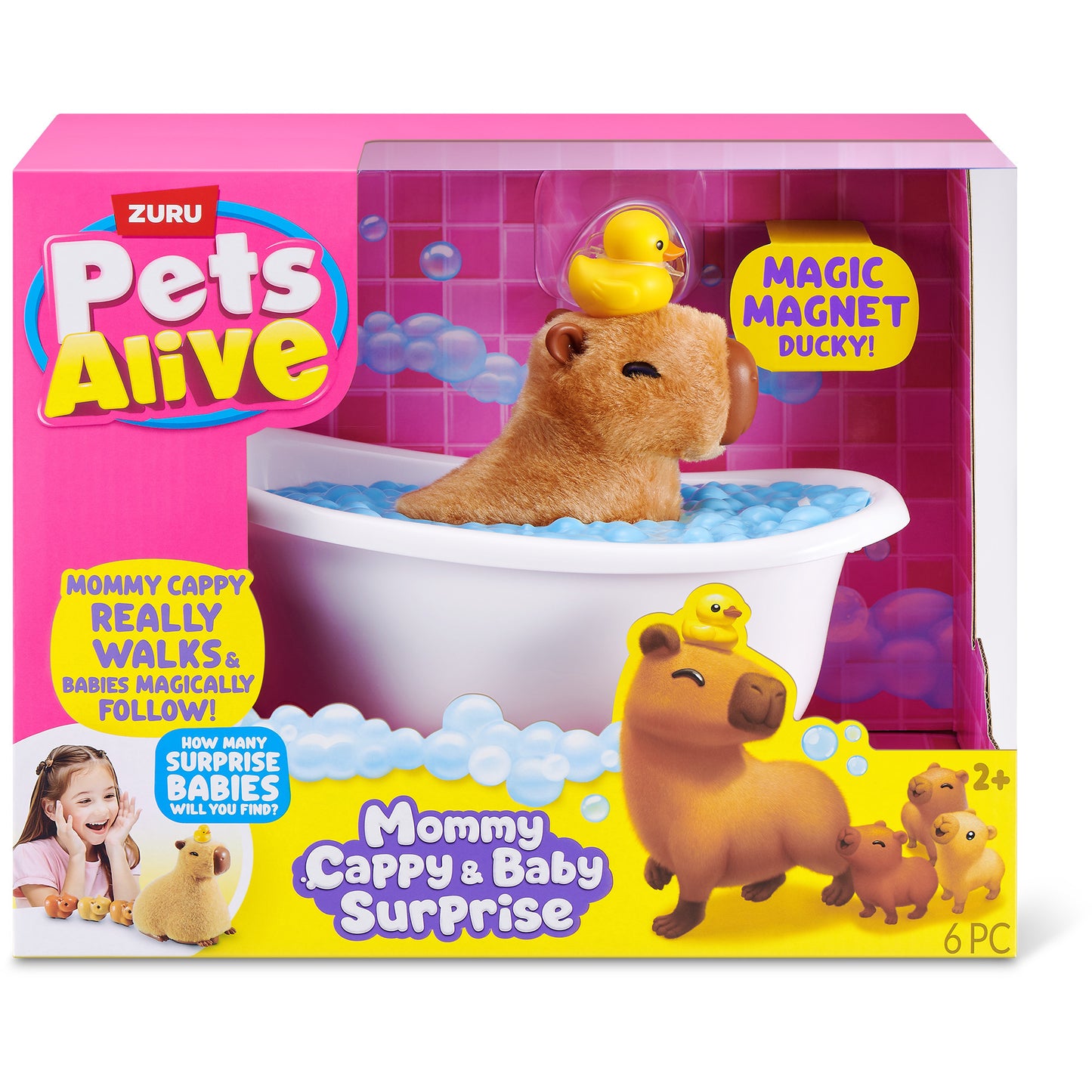 Pets Alive - Mommy Capybara and Baby Surprise, Spielfigur