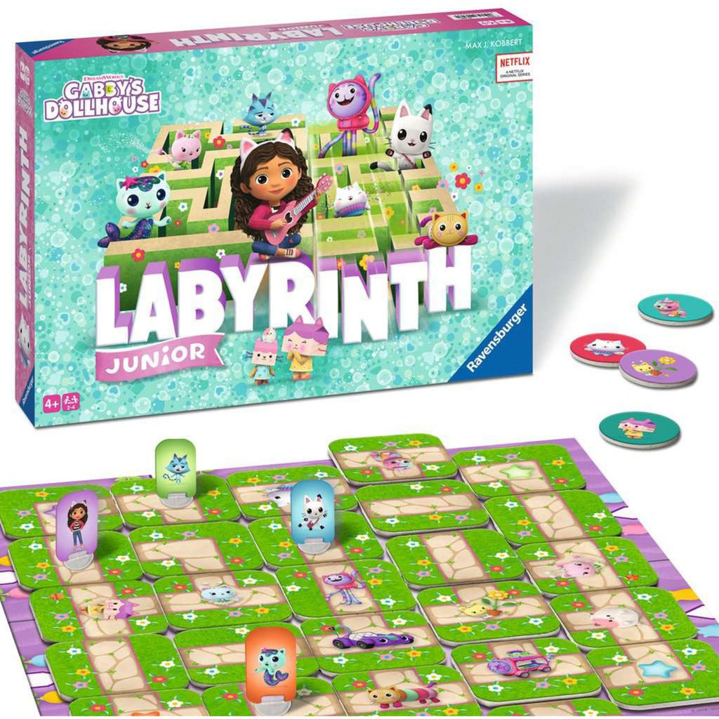 Ravensburger Gabby's Dollhouse Junior Labyrinth, Brettspiel