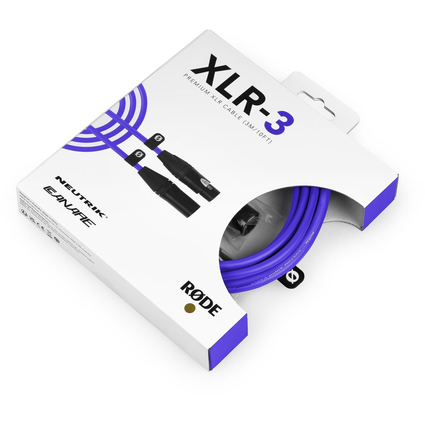 Premium XLR-Kabel XLR3M-PU purple