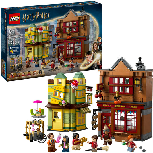 76452 Harry Potter Qualiät für Quidditch und Fortescues Eissalon, Konstruktionsspielzeug