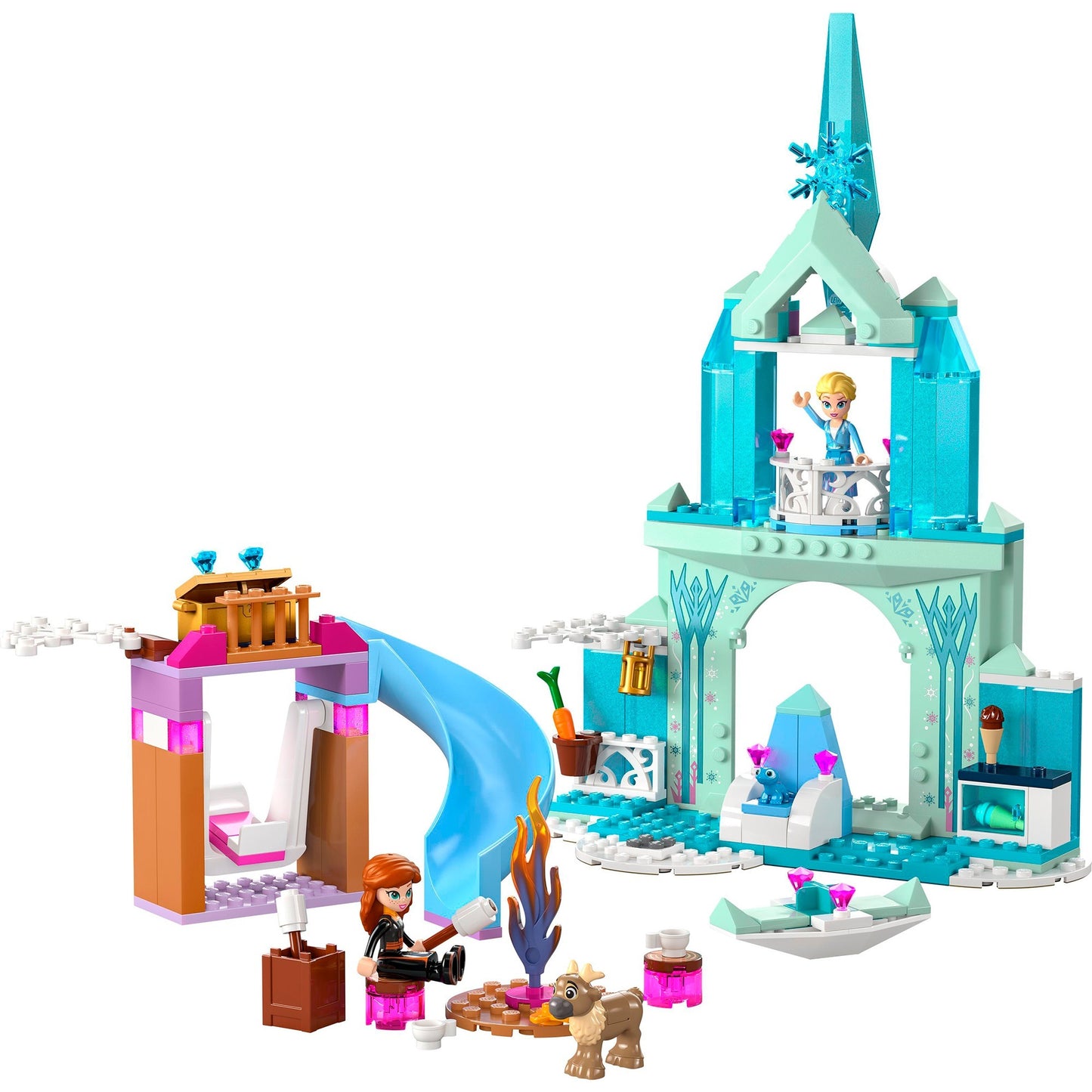 LEGO 43238 Disney Princess Elsas Eispalast, Konstruktionsspielzeug