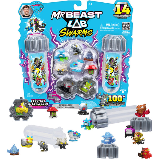 MrBeast Lab Swarms S3 Mega Lab 14 Pack - Avalanche Globe, Spielfigur