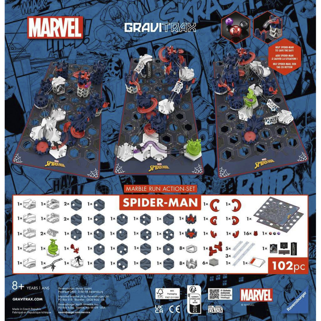 GraviTrax Action Set M Spider-Man, Bahn