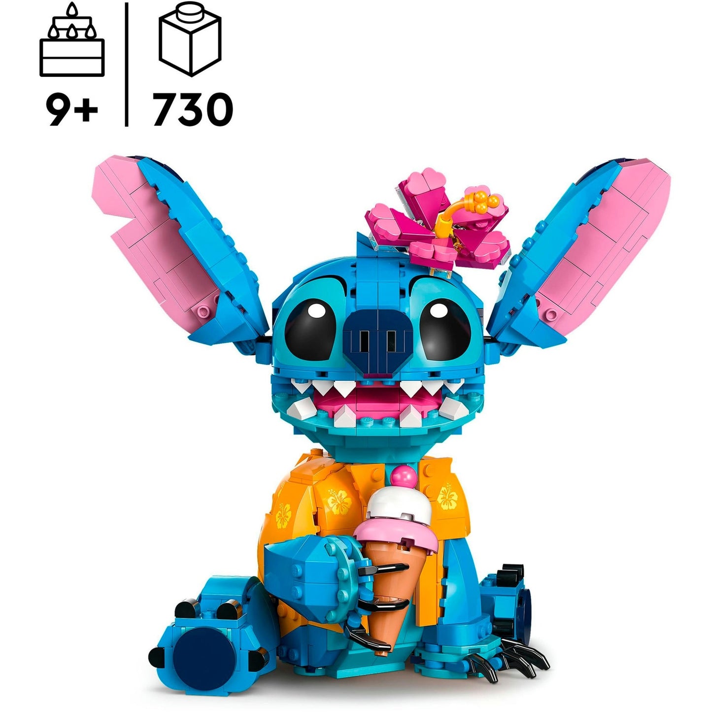 LEGO 43249 Disney Classic Stitch, Konstruktionsspielzeug