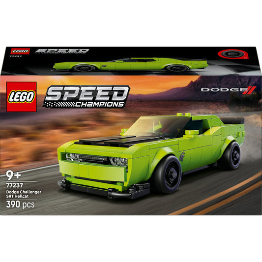 77237 Speed Champions Dodge Challenger SRT Hellcat Sportwagen, Konstruktionsspielzeug