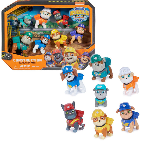 Spinmaster Rubble & Crew - Spielfiguren-Geschenkset mit 7 Hundefiguren