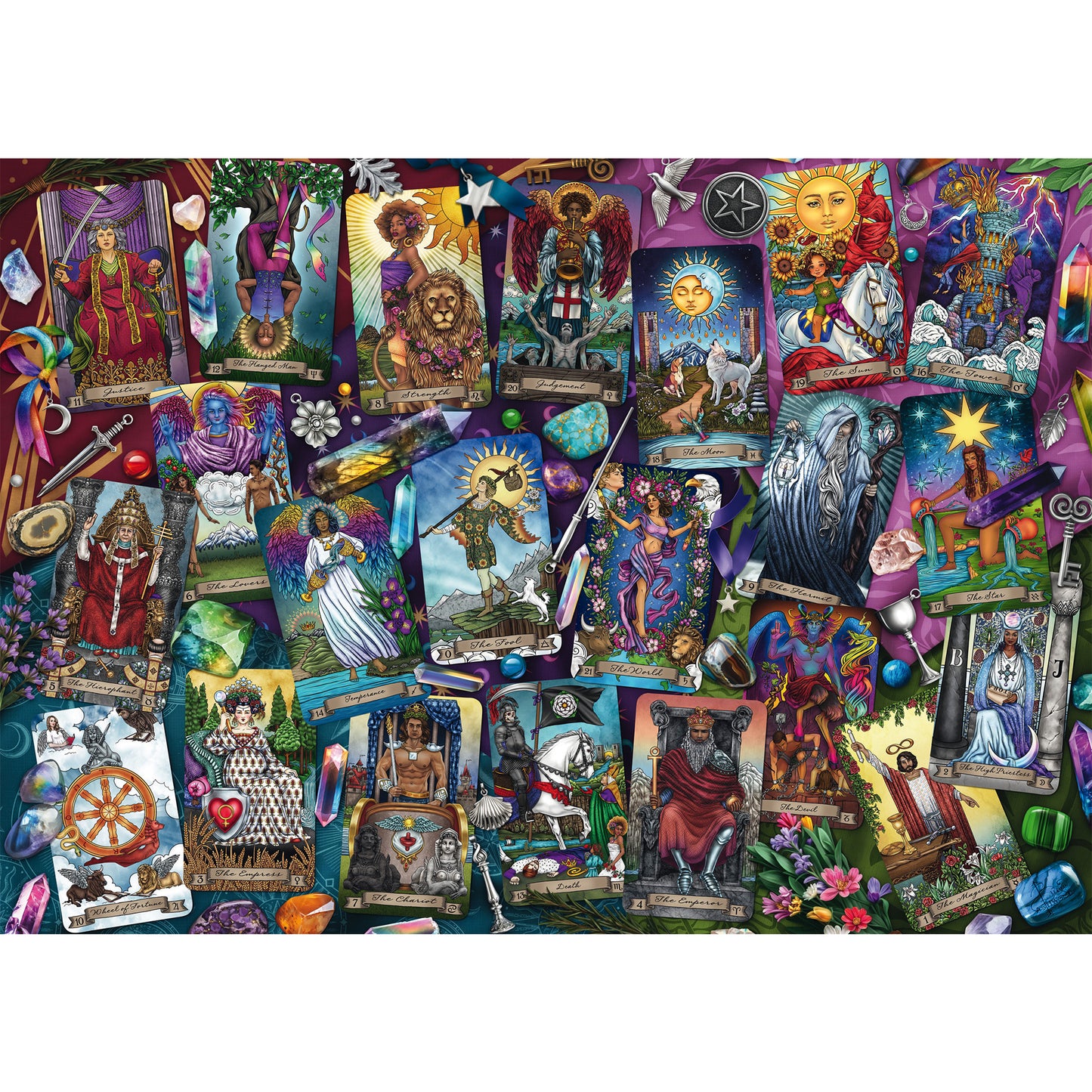 Geheimnisvolle Tarotkarten, Puzzle