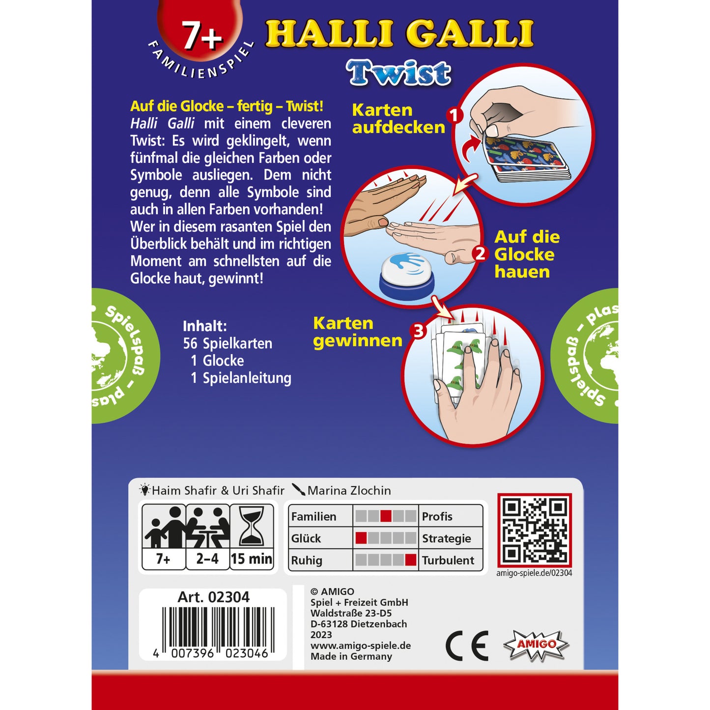 Halli Galli Twist, Kartenspiel