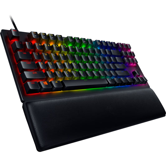 Razer Huntsman V2 TKL (schwarz, DE-Layout, Razer Clicky Optical (Purple))