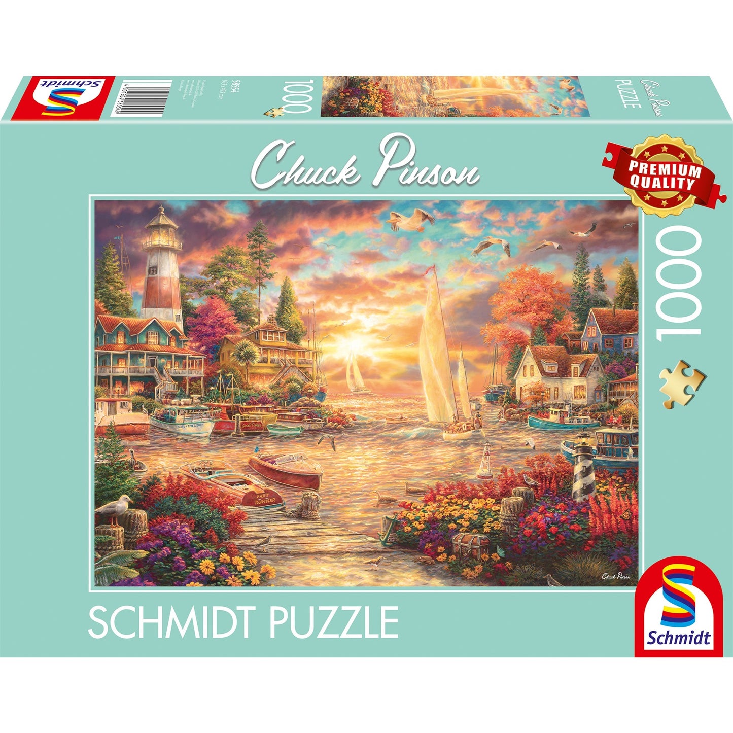 Chuck Pinson: Morgenstille am See, Puzzle