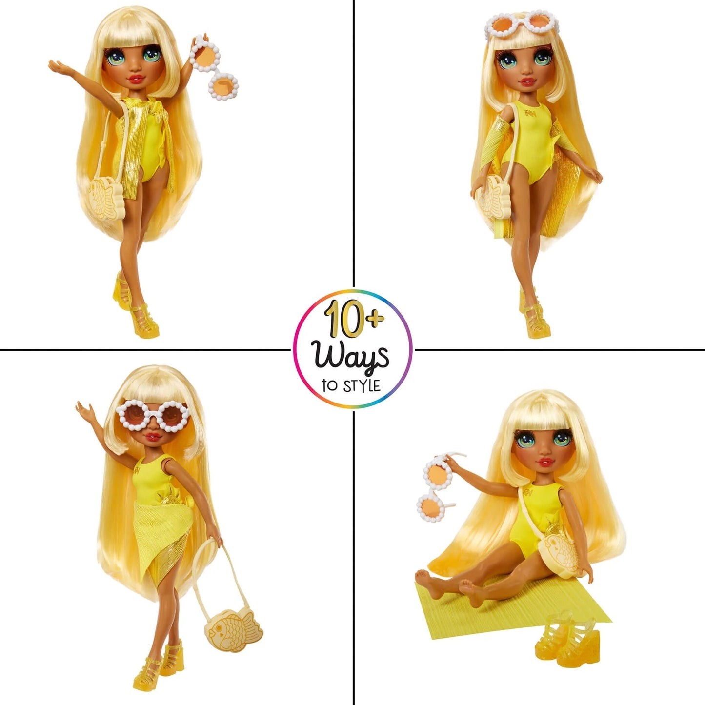 MGA Entertainment Rainbow High Swim & Style - Sunny (Yellow)