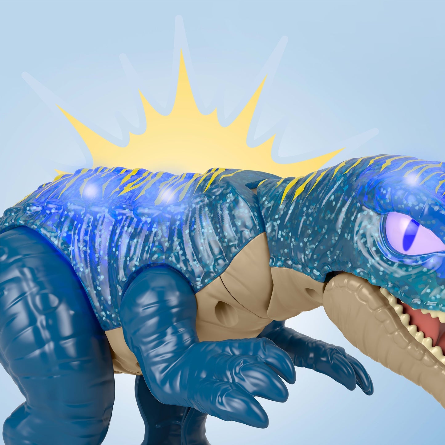 Imaginext Jurassic World Knurrender Leucht-Baryonyx, Spielfigur