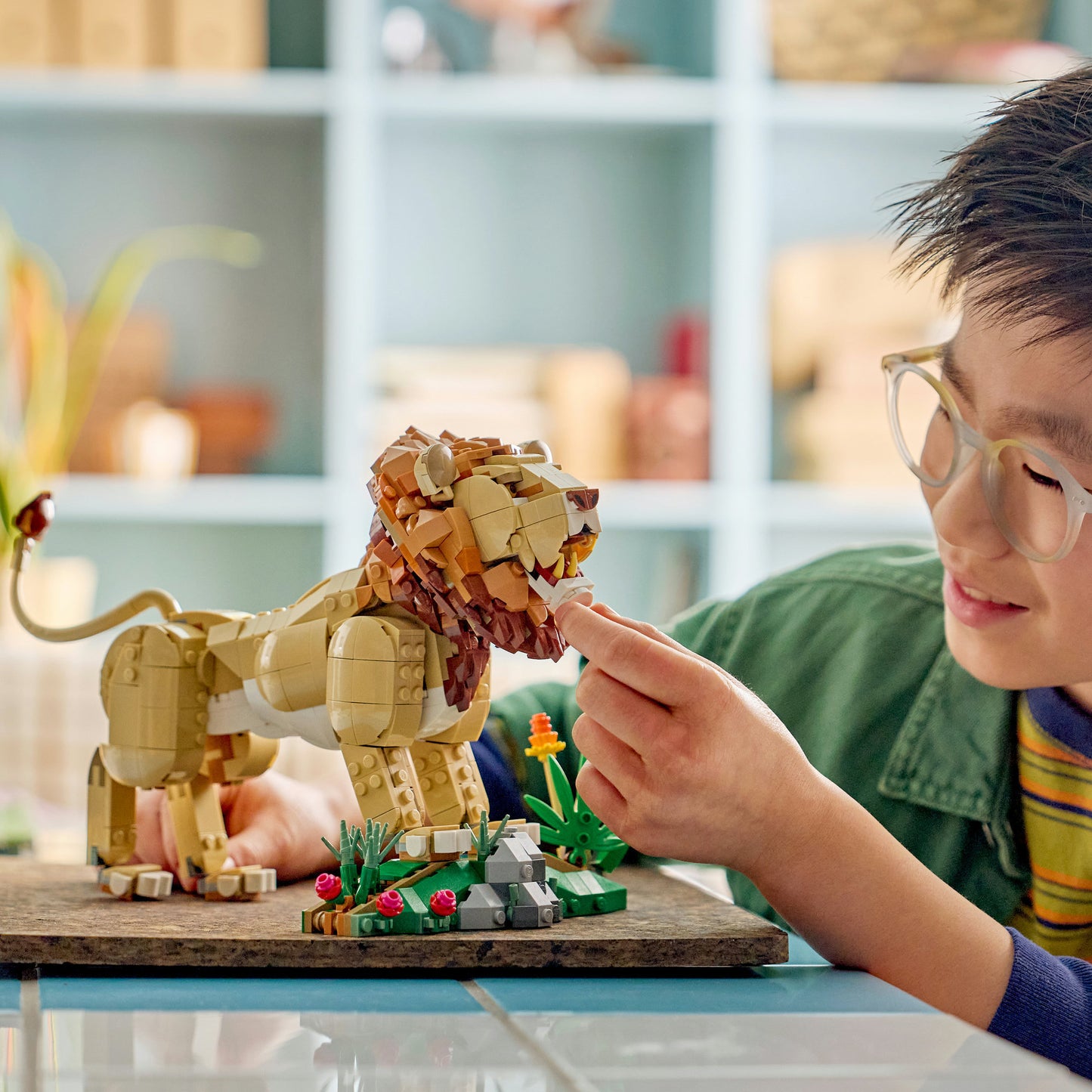 31386 Creator 3-in-1 Wilde Tiere: Majestätischer Löwe, Konstruktionsspielzeug
